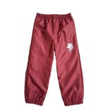 98-AS PAMUT BÉLELT VÍZLEPERGETŐ NADRÁG BORDÓ ALAPON UNIKORNIS HÍMZETT 