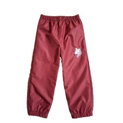   116-OS PAMUT BÉLELT VÍZLEPERGETŐ NADRÁG BORDÓ ALAPON UNIKORNIS HÍMZETT 