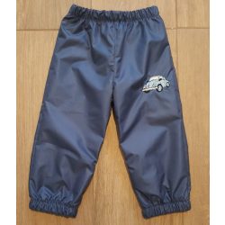   134-ES PAMUT BÉLELT VÍZLEPERGETŐ NADRÁG KÉK ALAPON AUTÓ  HÍMZÉSSEL