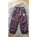 116-OS PAMUT BÉLELT VÍZLEPERGETŐ NADRÁG PADLIZSÁN ALAPON UNIKORNIS HÍMZETT 