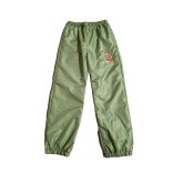 110-ES PAMUT BÉLELT VÍZLEPERGETŐ NADRÁG ZÖLD ALAPON RÓKA HÍMZETT 