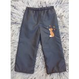 98-AS POLÁR BÉLELT VÍZLEPERGETŐ NADRÁG FEKETE ALAPON RÓKA HÍMZETT 