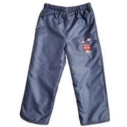   116-OS POLÁR BÉLELT VÍZLEPERGETŐ NADRÁG KÉK ALAPON MOZDONY HÍMZETT 