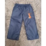 86-OS POLÁR BÉLELT VÍZLEPERGETŐ NADRÁG KÉK ALAPON RÓKA HÍMZETT 