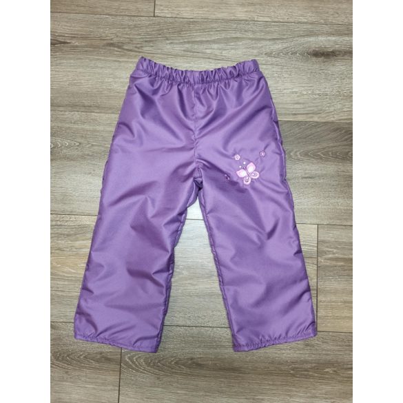 104-ES POLÁR BÉLELT VÍZLEPERGETŐ NADRÁG MÁLYVA ALAPON PILLANGÓ HÍMZETT 