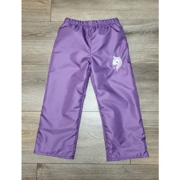 80-AS POLÁR BÉLELT VÍZLEPERGETŐ NADRÁG MÁLYVA ALAPON UNIKORNIS HÍMZETT 