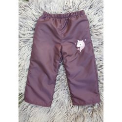   86-OS POLÁR BÉLELT VÍZLEPERGETŐ NADRÁG PADLIZSÁN ALAPON UNIKORNIS HÍMZETT 