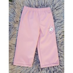    86-OS SOFTSHELL NADRÁG RÓZSASZÍN ALAPON UNIKORNIS HÍMZETT 