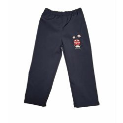 98-AS SOFTSHELL NADRÁG SÖTÉTKÉK ALAPON MOZDONY HÍMZETT 