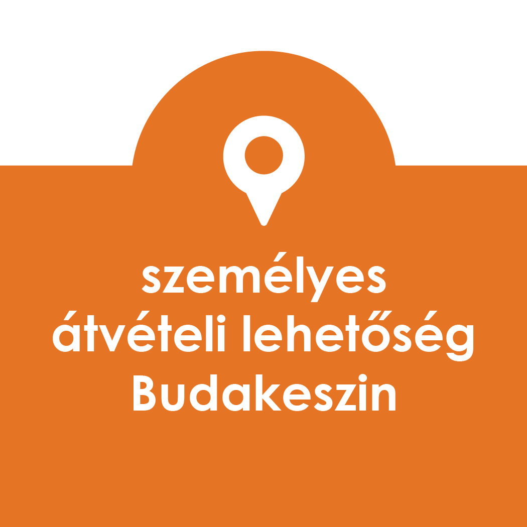 Személyes átvétel előre egyeztetett időpontban és helyen.